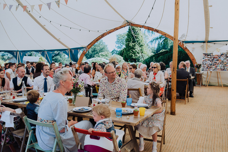 Alternative wedding marquee, Northumberland