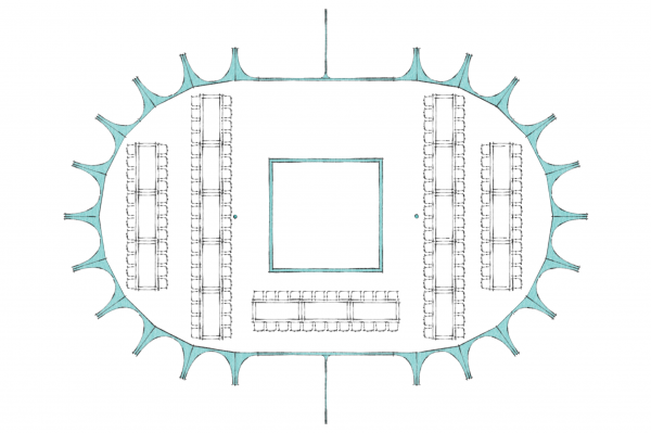 wedding marquee layout 150 guests